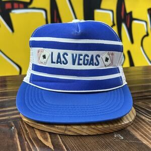 Vintage Las Vegas 80s Snapback Trucker Hat